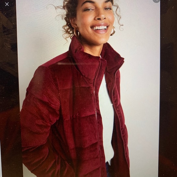Old Navy Frost-Free Corduroy Puffer Jacket - Picture 1 of 4